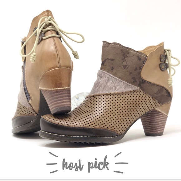 🎉HP🎉NIB Genuine Leather Ankle Boots🌟Brand New - Picture 2 of 3